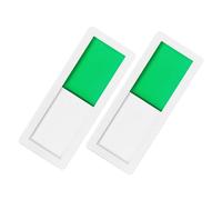 Tofficu 2Pcs Pmma Vacant Occupied Door Slider Signs for Home Office Bathroom Toilet Privacy Indicator Easy Install White Panel for Conference Meeting