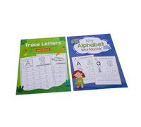 Tofficu 2pcs Preschool Letter Tracing Workbook for Early Education Practice for Boys and Includes Upper and Lower Case Alphabet