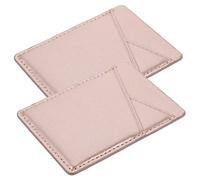 Tofficu 2pcs Pu Leather Phone Back Card Holders Wallet Credit Card Holder Stick for Cellphones