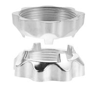 Tofficu 2pcs Replacement Meat Grinder Nut with Locking Bolt Assembly 8cm Diameter Spare Screw Nut for Household Meat Mincer Repair Parts Suitable for Kitchen Appliances