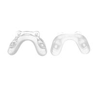 Tofficu 2pcs Silicone Pads for Eyeglasses Integrated Double Screw Anti-Slip Design, Soft -Shaped Cushions for ’s Glasses Repair and Replacement