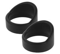 Tofficu 2pcs Soft Rubber Microscope Eyepiece Covers with Light Blocking and Lightweight Design for Field Tasks and Dark Field Observations, Suitable for Students and Researchers