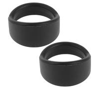 Tofficu 2pcs Soft Rubber Microscope Eyepiece Eye Cups Replacement 32-34mm Binocular Eye Cover Protector for Stereo Microscopes and Spotting Scopes