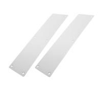 Tofficu 2pcs Stainless Steel Fireproof Door Push Plates for Interior and Exterior Use Smooth Pet-Friendly Surface Modern Kick Plates for Doors