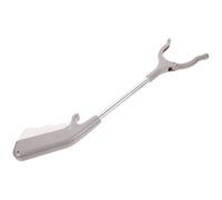 Tofficu 2pcs Stainless Steel Litter Picker with Ergonomic Non-Slip Handle, Extendable Garbage Clip for Disabled and Elderly, for Working and Reaching High Shelves