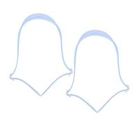 Tofficu 2pcs Swimming Goggles Replacement Strap with Buckles, Blue Silicone Swim Mask Head Band for Snorkeling and Diving, Sturdy Silicone Diving Goggles Strap for Water Sports