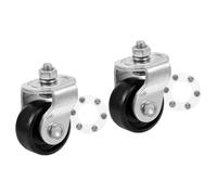 Tofficu 2pcs Swivel Caster Wheel Replacement for Hydraulic Horizontal Jack Heavy Duty Pallet Jack Wheel Accessory for Garage and Construction Use