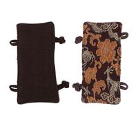 Tofficu 2pcs Tea Pot Handle Covers Heat-Resistant Cloth Protector with Delicate Pattern Design, Home Pot Handle Covers Providing Heat-Insulated Effect for Safe Kitchen Use