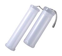 Tofficu 2Pcs Transparent Plastic Telescopic Pencil Box Stretchable Lightweight Pen Organizer with Spiral Storage for School and Art Supplies Portable and Space Saving Design