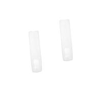 Tofficu 2pcs Transparent Silicone Remote Protector Case Dustproof Tv Air Conditioner Controller Cover Flexible Stretchy Skin with Battery Access for Style