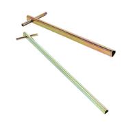 Tofficu 2pcs Triangular Lift Key for Elevator Door and Hall Triangular Lock Galvanized Iron Emergency Elevator Drop Key for Residential Commercial Public Buildings