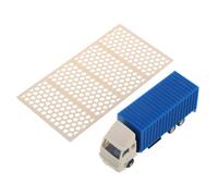 Tofficu 2pcs Truck Model DIY Sand Tray Building Materials Street Props Scene Model for Miniature Landscape Table Decoration Random Color