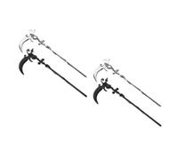 Tofficu 2pcs Vintage Metal Hair Pin with Sunflower and Design for Women, Secure Bun Maker and Scalp Protection, for Parties and Work, Gothic Renaissance Style Hair Accessory