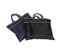 Tofficu 2pcs Waterproof Oxford Cloth Zipper Document Bag with Handle for Laptop and Files, Lightweight Business Briefcase Organizer with Organized Storage, for Daily Use and Office