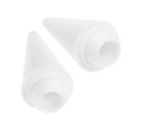 Tofficu 2pcs White Touchscreen Stylus Pen Tips Replacement with Abs Material, Delicate Touch and Note Taking Function, Compatible with Capacitive Tablet Stylus for Precise Control