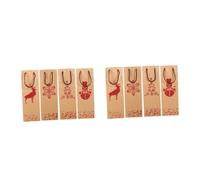 Tofficu 2sets Christmas Wine Bags Paper Bag Snowman Reindeer Snowflake Single Bottle Wine Tote for Xmas Celebration Party Favors 4pcs*2