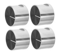Tofficu 2sets Gas Stove Knob Replacement Metal Control Burner Knobs for Kitchen Cooking Cooktop Accessories