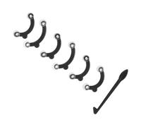 Tofficu 3 Pairs Invisible Nose Shaper Lifting Clip for Women Nose Bridge Slimmer Plastic and Silicone Beauty Tool with Hook Effective for Home Use
