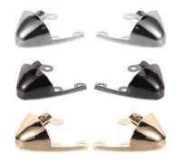Tofficu 3 Pairs Metal High Heel Tip Covers for Women, Portable and Easy to Use Iron Shoe Pointed Caps, Suitable for Parties and Formal Dinners, Assorted Colours Included