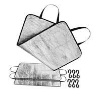 Tofficu 3 Pcs Outdoor Air Conditioner Covers for Outside Unit Xin Mini Split Ac Unit Covers Aluminum Foil Heat Insulated UV Protection for All Season Condenser Shield