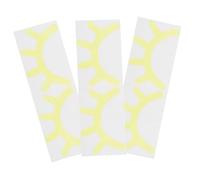 Tofficu 3 Sheets Glow Dark Eyelash Wall Stickers PVC Wall Decals for Bedroom Nursery Living Decoration Easy to Apply and Peel Mild Material