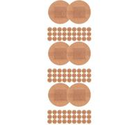 Tofficu 300pcs Breathable Fabric Large Round Finger Knuckle Plasters Self-adhering Wound Care Protectors for Comfortable Injury Healing