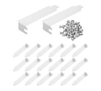 Tofficu 30pcs Silver Pci Slot Cover Dustproof Bracket Expansion Plate for Computer Cases and Gpu Pcie Expansion Slots, Nickel Plating Material with Stable Dust Prevention, Suitable