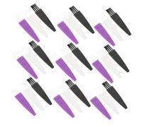 Tofficu 30pcs Tool Plastic Rhinestone Sorting Trays Bead Organizer with Cleaning Brushes for DIY Crafting and Precise Diamond Art Application