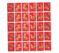 Tofficu 360pcs Lunar Year Red Envelopes with Vietnamese Text Creative Horse Motif Paper for Birthdays Weddings Graduations Showers Cultural Inclusivity Chinese Year Packets
