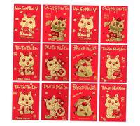 Tofficu 360pcs Vietnamese Red Pockets Horse Year Creative Lucky Money Envelopes for Lunar Year Spring Festival Celebrations International Friends Gift Pack