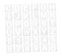 Tofficu 36Pcs Reusable Alphabet Art Stencils DIY Painting Templates for Crafts Wall Decoration Scrapbooking Made of High-Grade Pet with Smooth Edges for Easy Drawing