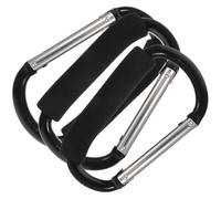 Tofficu 3pcs Aluminum Alloy Outdoor Stroller Hooks with Strong Bearing Capacity Portable Large Stroller Hanging Hangers and Bike Accessories
