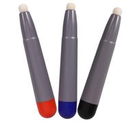 Tofficu 3pcs Capacitive Stylus Pen Set for Touch Screens and Whiteboards with Felt Tip, Universal Screen Writing Pens for Tablets and Smartphones in Red, Blue, Black