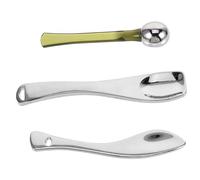 Tofficu 3pcs Cosmetic Spoon Pick Stick Makeup Spatula Facial Scoop for Eye Spoon and Sampling Use Skincare Products