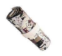 Tofficu 3pcs Cute Cat Pencil Pencil Case Storage Bags for Travel Coloring Pencil Holder Zipper Storage Bags Makeup Bag Organizer Colored Pencils Fabric Pencil Case Colors Pencil Canvas