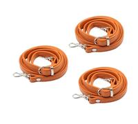 Tofficu 3pcs Fashion Chic Bag Replacement Strap Durable Leather Handle Easy Diy for Shoulder Bag