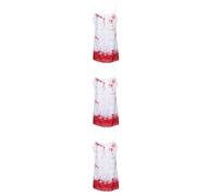 Tofficu 3pcs Ghost Bride Halloween Costume for Women with Vintage-inspired Elegant Design, Comfortable Fit, and Versatile Use, for Horror-themed Parties and Cosplay Events