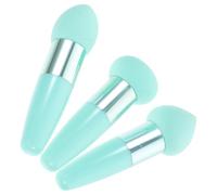 Tofficu 3pcs Makeup Sponge Pens Cosmetic Makeup Pen 4.13x1.38x1.18in Good Elasticity Avoids Waste of Cosmetics Beginners Handheld Beauty Sponge for Concealer Foundation