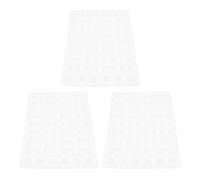 Tofficu 3pcs Mini Silicone Brick Mold for DIY Miniature Architecture Models Durable Molds for Dollhouse Building Sand Table and Landscape Projects Realistic Brick Simulation Tools