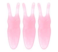 Tofficu 3pcs Nose Massage Tools Resin Nose Scraper Massagers for Nasal Reflexology Pink Set for Facial Muscle Relaxation and Health Care