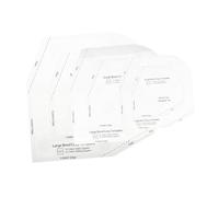 Tofficu 3pcs Quilting Bowl Patchwork Ruler Templates for Sewing DIY Bowl Mat Making Lightweight Acrylic Sewing Tool for Thermal Insulation Mats and Craft Projects