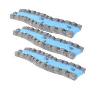 Tofficu 3pcs Resin Miniature Garden River Stream Realistic Micro Landscape Water Feature for Fairy Garden Psychological Consultation Decor Low Maintenance Resin Figurines