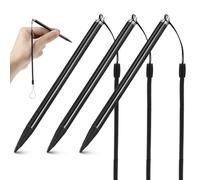 Tofficu 3pcs Resistive Stylus Pen for Touchscreen, Precision Touch Screen Pens with Anti-Loss Spring Rope for Pos Navigator and Industrial Devices