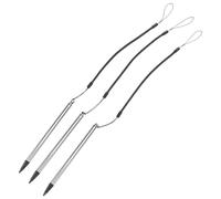 Tofficu 3pcs Resistive Stylus Pens with Tether for Touch Screens High Precision Fine Tip Hard Tip Pencil for Drawing Writing Navigation No Power Required Lightweight Design Compatible with