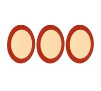 Tofficu 3pcs Round Silicone Baking Mats Nonstick Food-Grade Silicone Baking Sheets Dishwasher Safe Heat Resistant Pads for Oven and Microwave Use