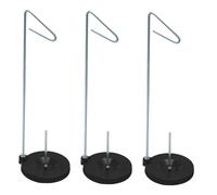 Tofficu 3pcs Thread Rack Holder with Plastic Base for Sewing Machines Single Cone Spool Stand for Large Bobbins Rotating Thread Holder for Smooth Feeding and Enhanced Stability Compatible