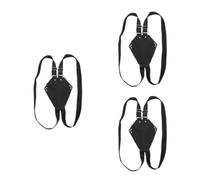 Tofficu 3pcs Universal Back-Mounted Sword Holder Strap and Adults, Pu Material with Dual Crossback Design, Secure Support for Group Cosplay and Outdoor Adventures