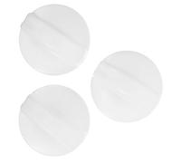 Tofficu 3pcs Washing Machine Control Knobs, Plastic Replacement Accessory for Washer Timer Control, Comfortable to Hold Rotary Buttons for Washing Machine and Dryer, Home and Office Use