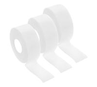 Tofficu 3pcs White Collar Strip Sweat Pads for Dress Shirts, Self-adhesive Invisible Neck Protector Tape 2.5cm X 800cm, Disposable Sweat Absorbent Collar Covers for Men’s Shirt Hygiene