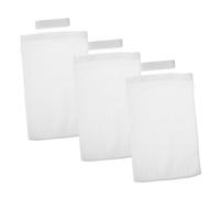 Tofficu 3pcs White Dryer Vent Lint Bag Dust Filter for Outdoor Dryer Vent Lint Catcher Dust Trap Compatible with Washing Machines